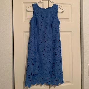 Ann Taylor Floral Lace Cocktail Dress